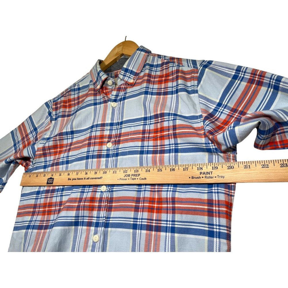Original Weatherproof Vintage‎ Men's Plaid Short Sleeve Button Down Shirt Size S - Picture 6 of 9